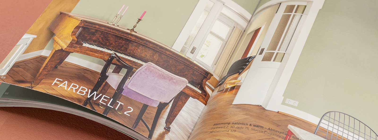 Interieur in zum Thema Fabwelten 2, im Trendbuch des Jahres 2025