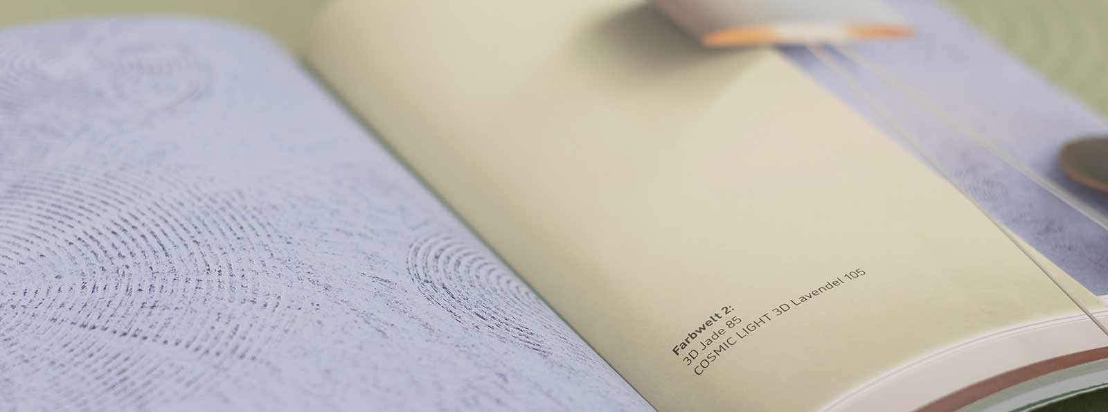 Designideen in Lavendel im UNIKAT #6.1 Trendbuch des Jahres 2025